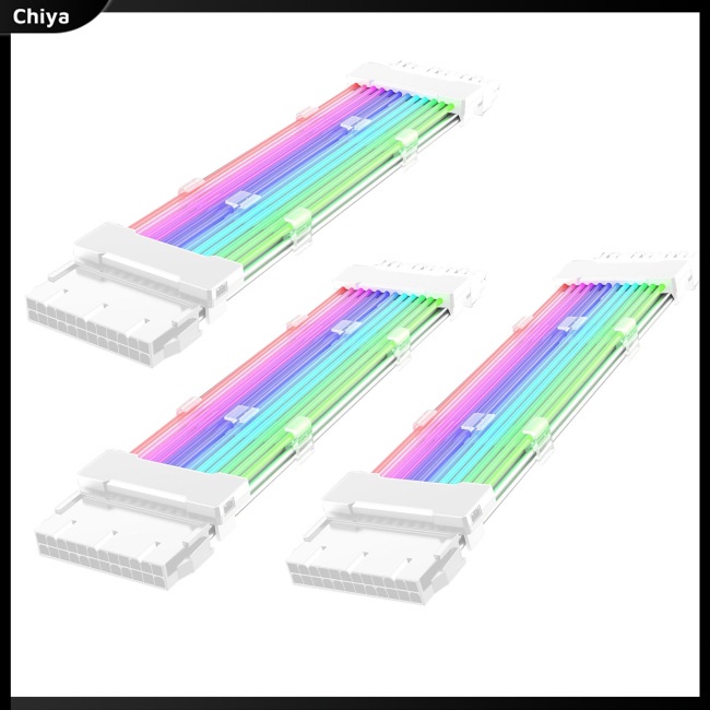 Dây Cáp Nối Dài Nguồn 24pin 5v Argb Linh Hoạt Cho Thẻ Đồ Họa Máy Tính