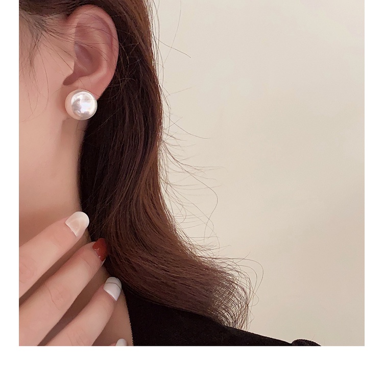 Bông Tai Đính Ngọc Trai Cao Cấp Thời Trang Theo Phong Cách Pháp