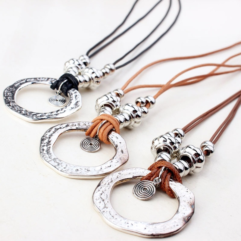 Mojito Vòng cổ Choker Mặt Tròn Phong Cách Hippy Gypsy Thời Trang
