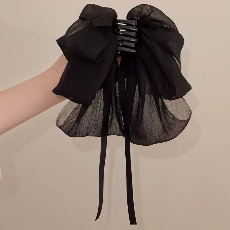 Kẹp Tóc Nơ Ruy Băng Lớn Dễ Thương Thời Trang Hàn Quốc