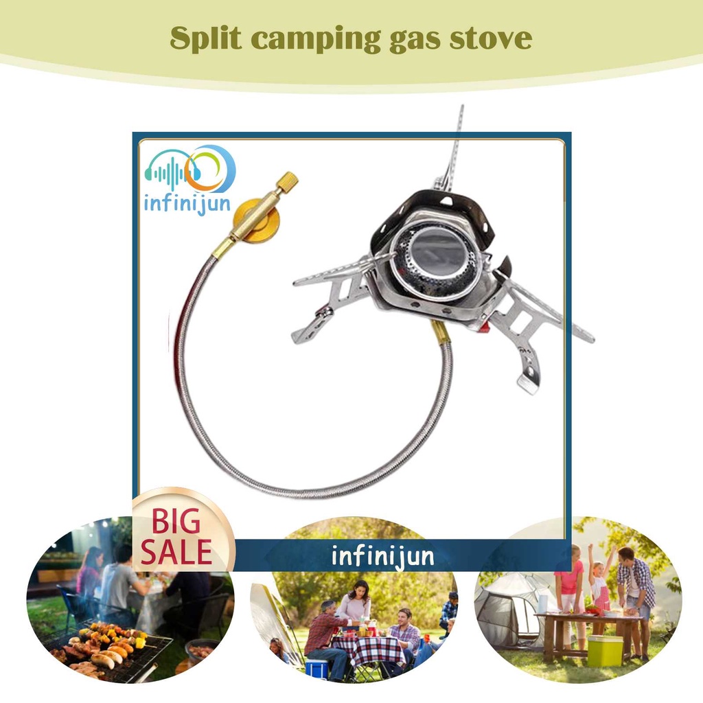 Bếp Ga Di Động Gọn Nhẹ 4000W 4000W Có Thể Gập Lại Tiện Dụng Mang Theo Du Lịch Cắm Trại