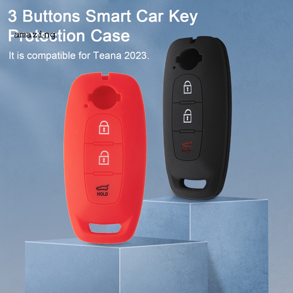 Vỏ Bảo Vệ Chìa Khóa Xe Hơi 3 Nút Linh Hoạt Cho Teana 2023