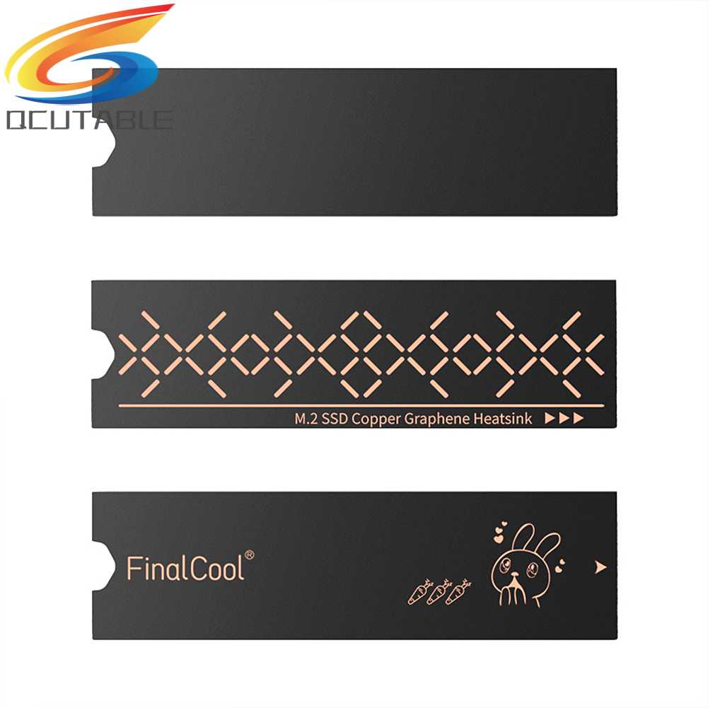 Set 2 Miếng Đệm Làm Mát 0.2mm Chuyên Dụng Dành Cho Bộ Phận Tản Nhiệt Bộ Chuyển Đổi SSD 2 Nvme 2 Nvme Chất Lượng Cao