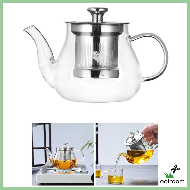 Ấm Trà Thủy Tinh Có Đồ Lọc Tháo Rời Được Dung Tích 400ml