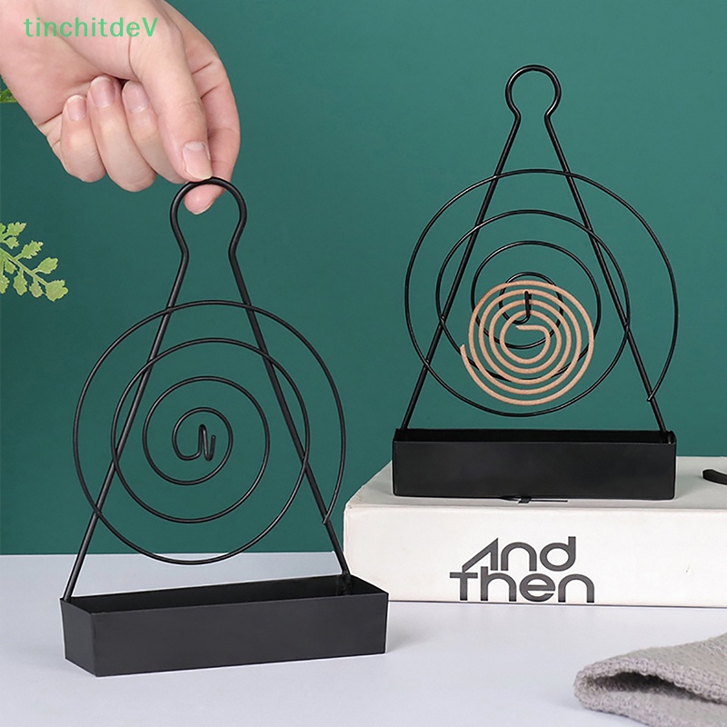 Hộp Đốt Nhang Muỗi Bằng Thiếc Di Động Tiện Dụng Cho Gia Đình / Sân Vườn