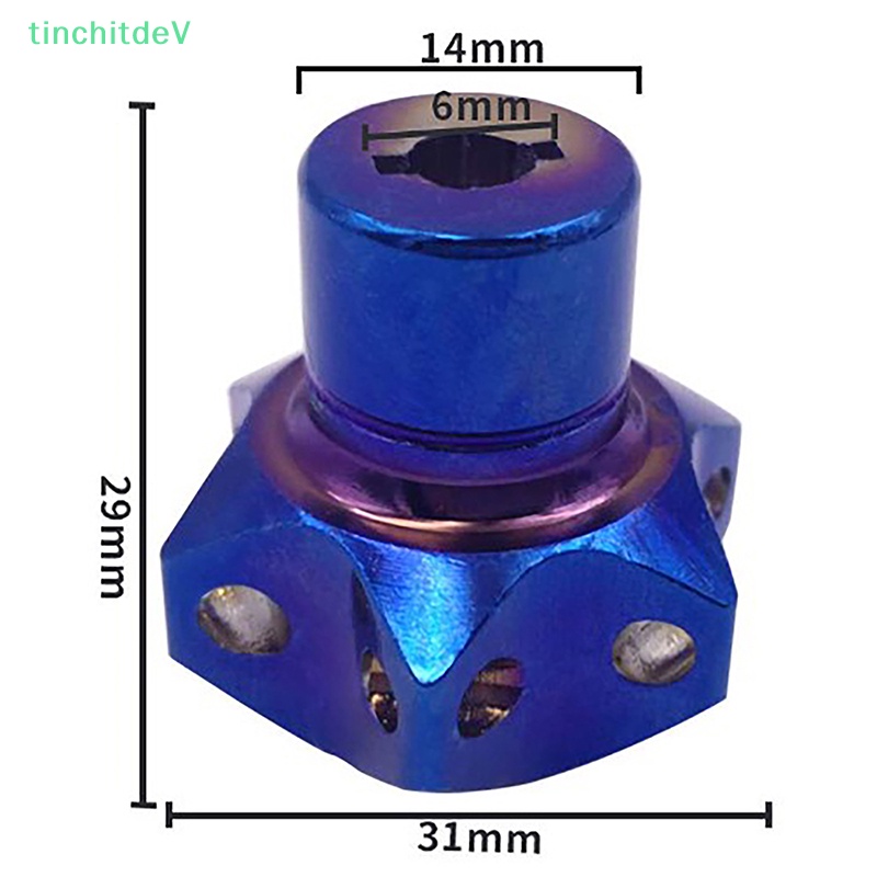 [TinchitdeV] Đầu Chìa Khóa Lục Giác Bằng Hợp Kim Nhôm Trang Trí Xe Hơi Xe Máy