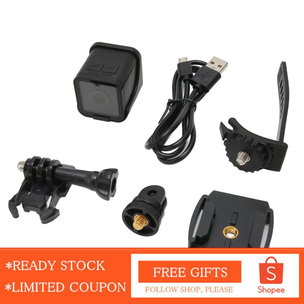 Alwaysonline Sports Mini  Practical ABS USB Charging Action Built in Microphone WiFi with Strap for Travel Photography