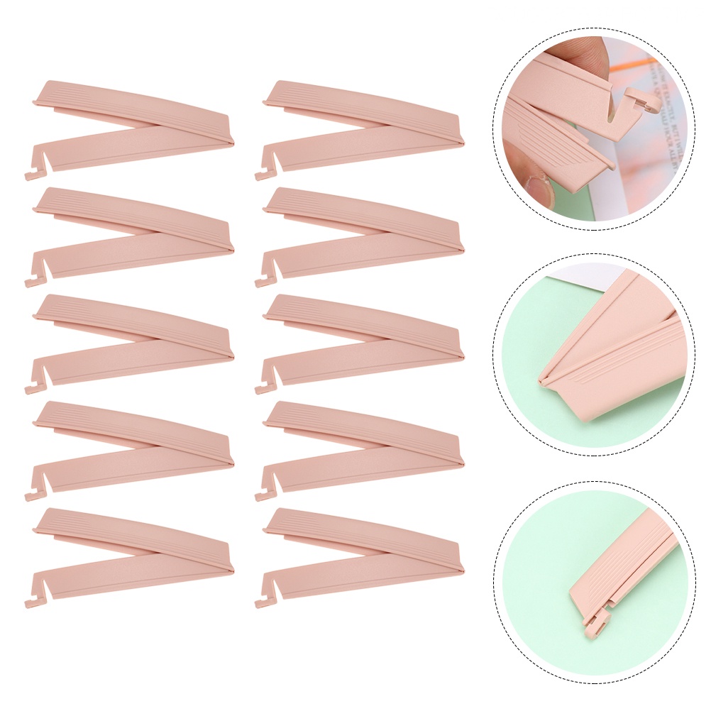 Set 10 Kẹp Nhựa Bịt Kín Túi Thực Phẩm Dùng Một Lần