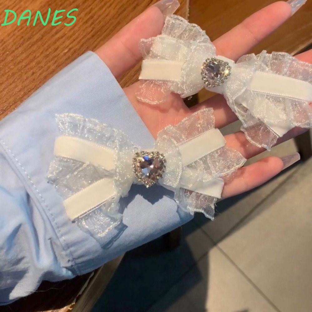 Kẹp Tóc Hình Nơ Vải Cỡ Nhỏ Phong Cách Lolita Dễ Thương Cho Nữ