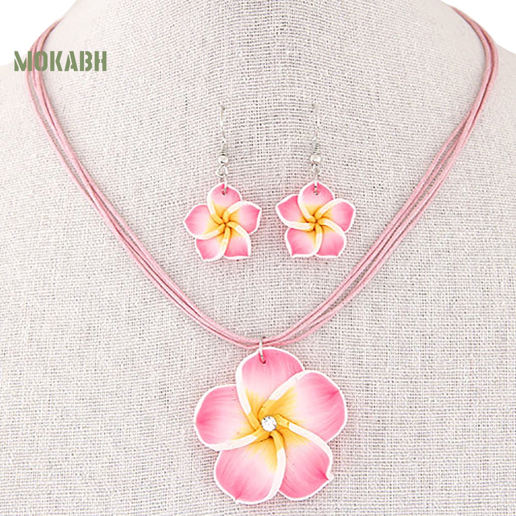 Bộ Trang Sức Hợp Kim Hình Bông Hoa Quyến Rũ Thời Trang Cho Nữ