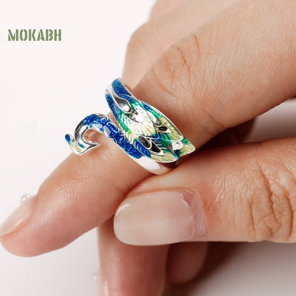 Vòng Tay / Nhẫn Mạ Điện Hình Chim Công Nhiều Màu Thanh Lịch Cho Nữ