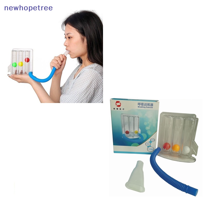 Bộ Dụng Cụ Luyện Tập Thở Gồm 3 Quả Bóng Kèm Túi Đựng