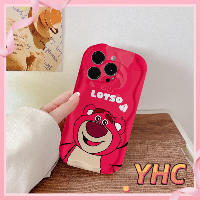 Ốp Lưng iPhone Hoạt hình Crayon Shin-chan và gấu dâu tây, vỏ điện thoại cuộn sóng lập thể, vỏ mềm silicon chống chấn động Cho Iphone 6 / 6S / 6splus / se / 7 / 7plus / 8 / 8plus / X / xs / xsmax / 11 / 12 / 13 / 14 / Plus / pro max-206