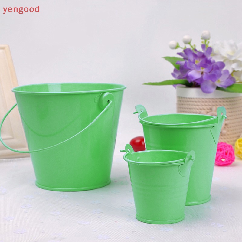 Xô Kẹo Mini Bằng Kim Loại Dùng Trang Trí Tiệc Cưới DIY