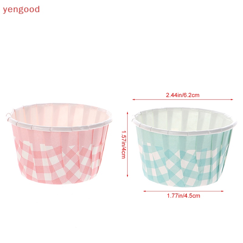 Set 50 Cốc Giấy Đựng Bánh Cupcake Muffin Xinh Xắn Tiện Dụng