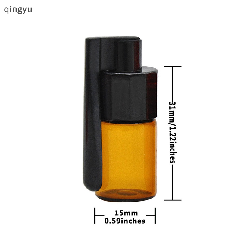 Bình Đựng Thuốc Chống Ngáy Bằng Thủy Tinh 36mm / 51mm Kèm Muỗng Nhựa