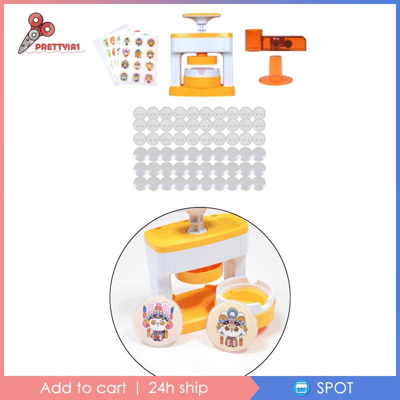 Máy Làm Nút Ghim / Gương / Móc Khóa Sinh Nhật DIY Prettyia1