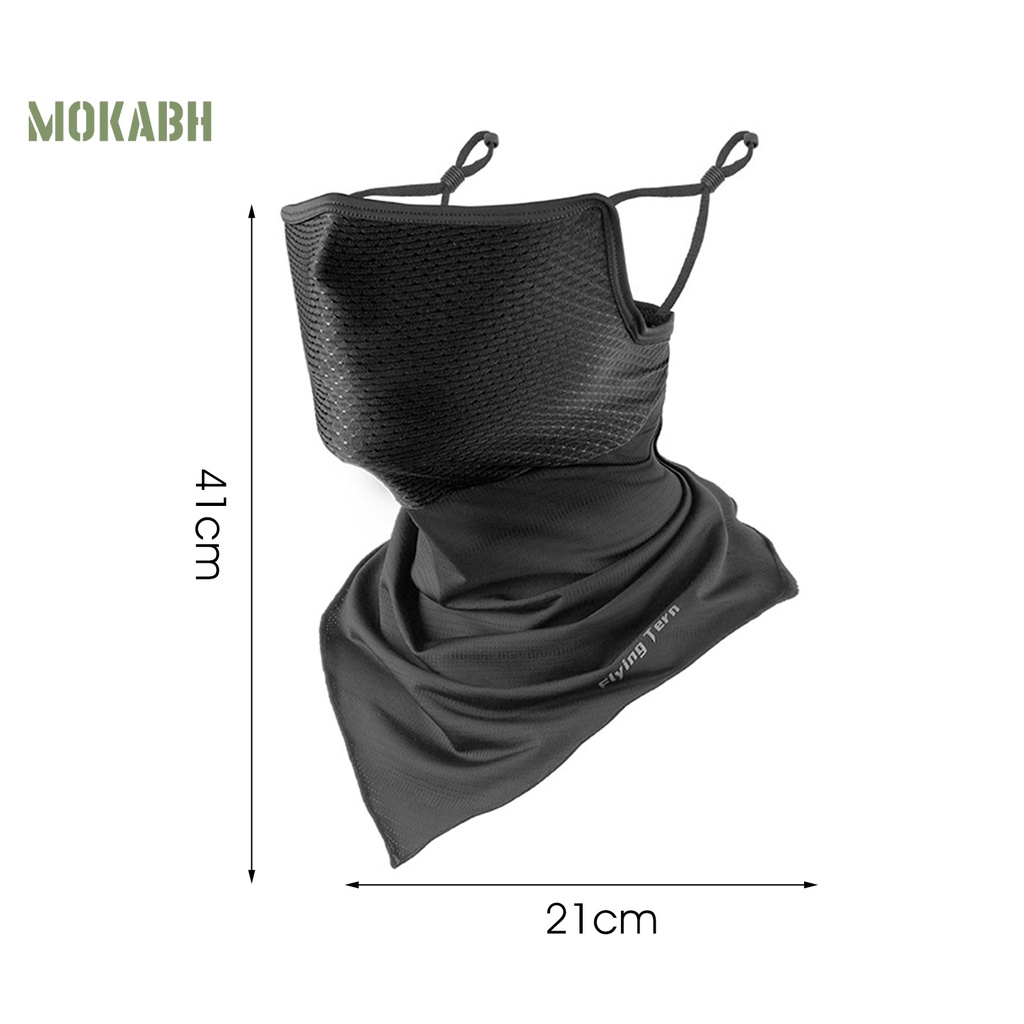 [Mok Abh] Khăn Choàng Cổ Co Giãn Nhanh Khô Thiết Kế Thời Trang Dùng Khi Chạy Xe Đạp Vào Mùa Hè