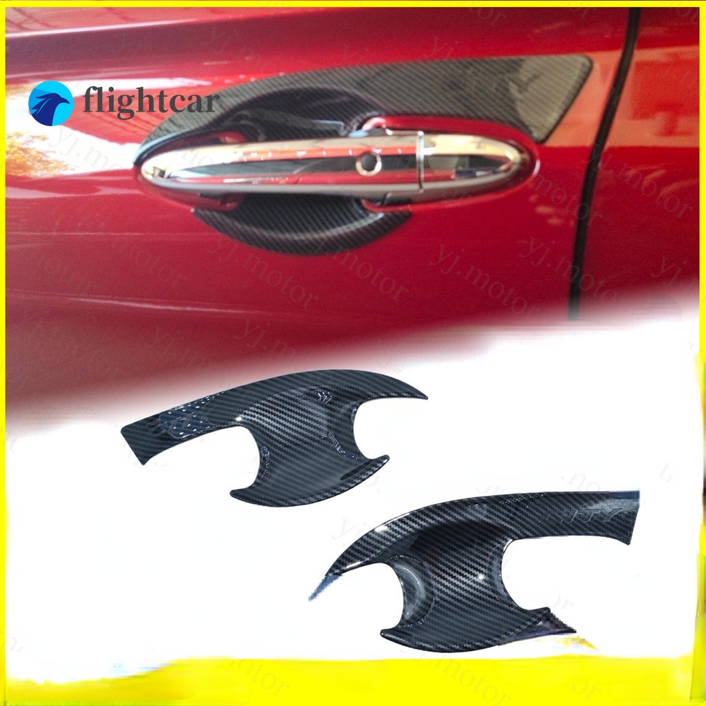 Ốp Bọc Tay Nắm Cửa Xe Hơi Honda City GN 2020-2022 Bằng Sợi Carbon