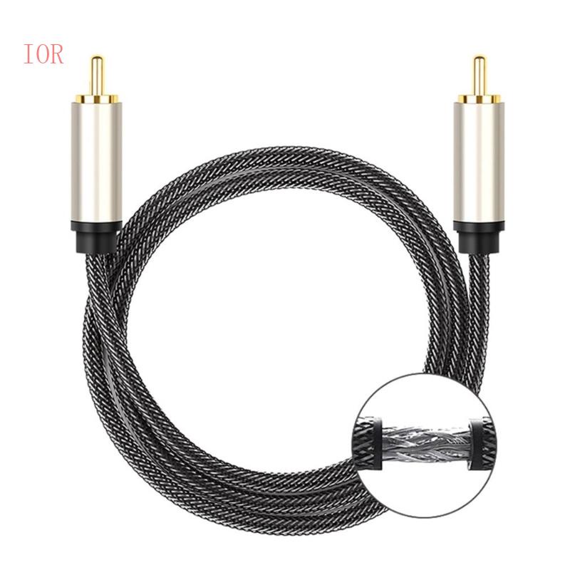 Cáp Đồng Trục Kỹ Thuật Số Mạ Vàng Âm Trầm RCA Male Sang Male