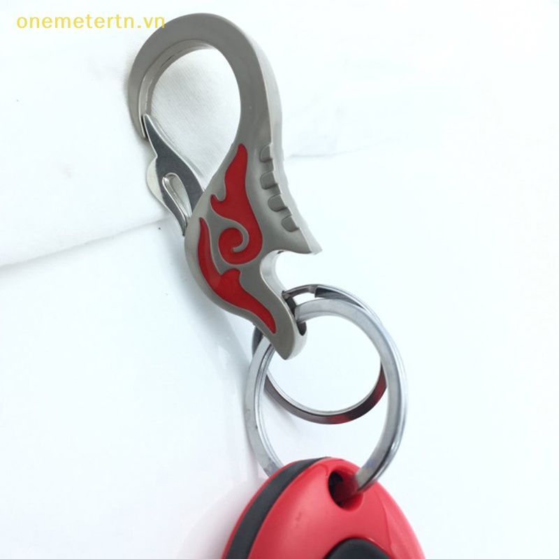 Onemetertn Móc Khóa Kim Loại Tráng Men Hình Ngọn Lửa Đơn Giản Cho Nam Nữ K360
