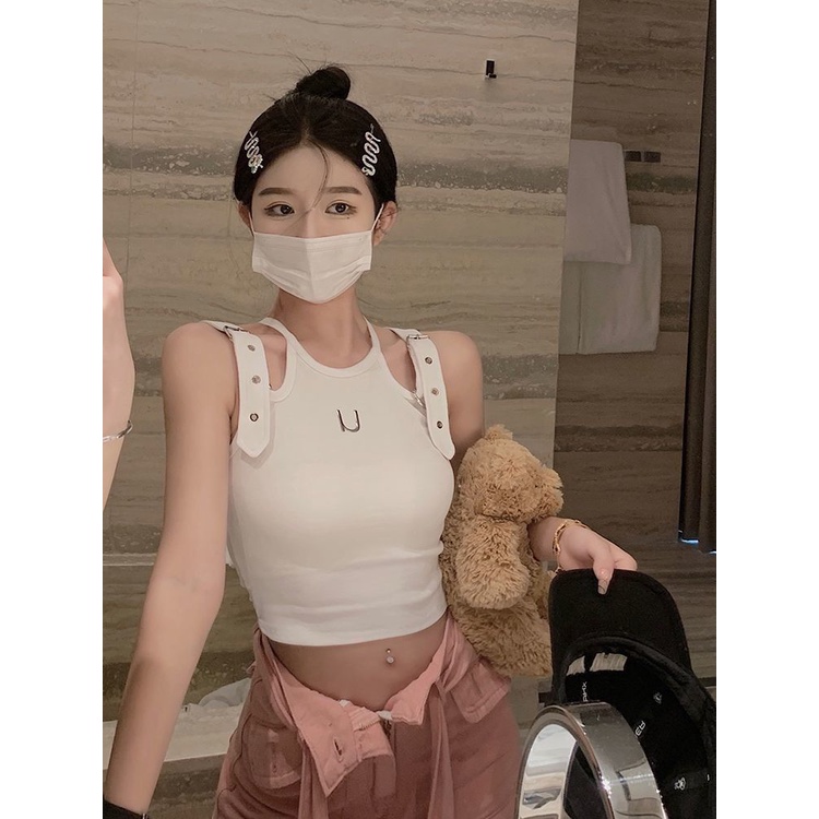 Bán Chạy✨Áo Hai Dây Ôm Dáng Phong Cách Mới Mùa Hè Mát Mẻ Cho Nữ
