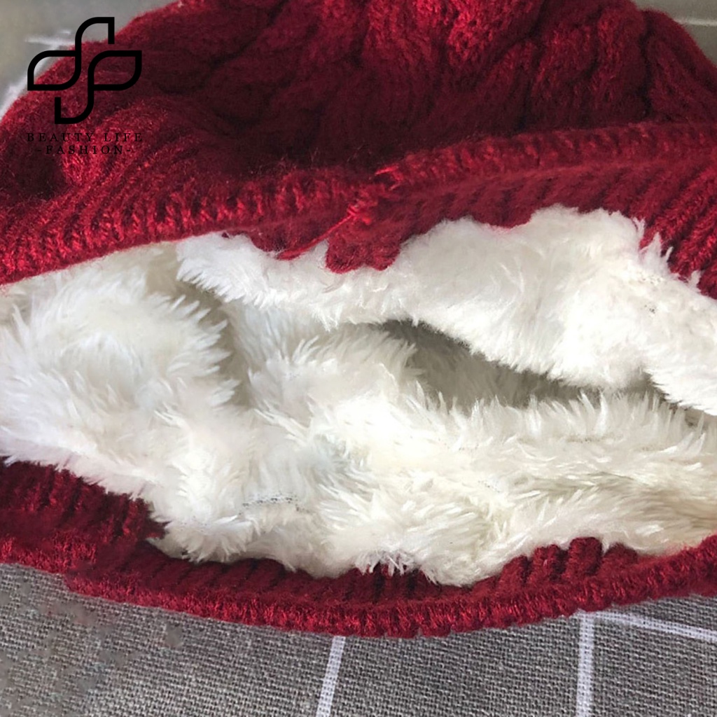 Bộ 2 Khăn Quàng Cổ Dệt Kim Giữ Ấm Tai Dễ Thương Cho Bé