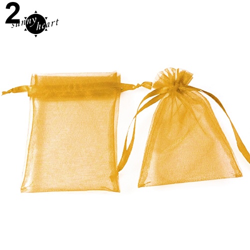 Sunnyheart Set 50 Túi Đựng Quà Tặng / Trang Sức Tiện Dụng Cho Lễ Hội / Đám Cưới