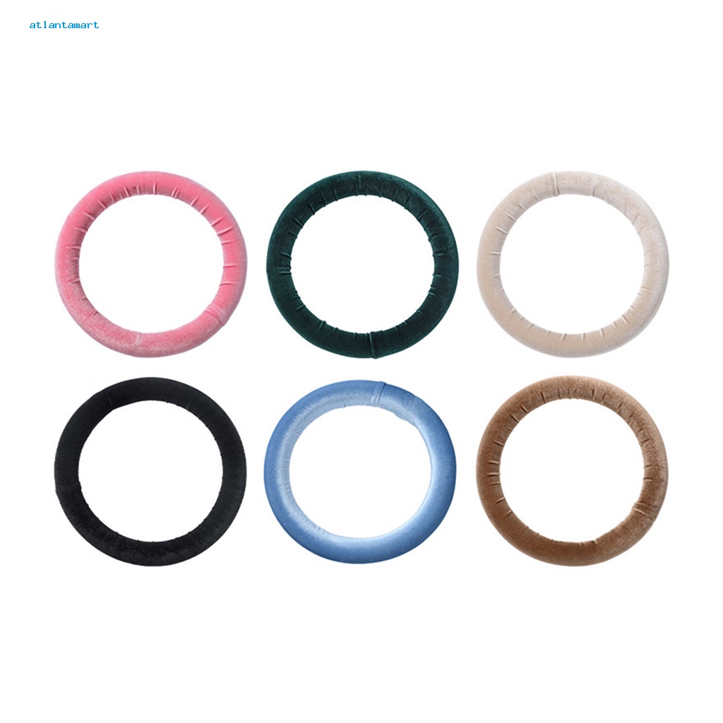 Túi Đựng Đồ Dùng Cao Cấp Tiện Dụng| Dây Cột Tóc Polyester Tạo Hiệu Ứng Gợn Sóng Màu Trơn Dễ Sử Dụng Cho Nữ