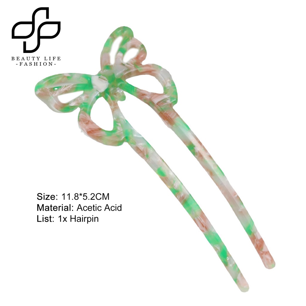 Trâm Cài Tóc Chữ U Màu Hổ Phách Thời Trang Dành Cho Nữ