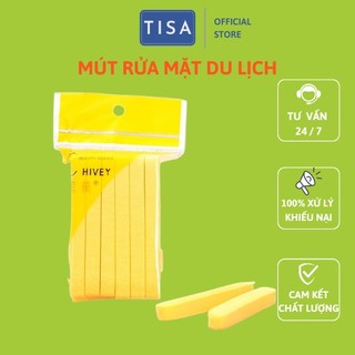 Mút rửa mặt set 12 bọt biển rửa mặt bông mút rửa mặt bọt biển chivey nhật bản t8
