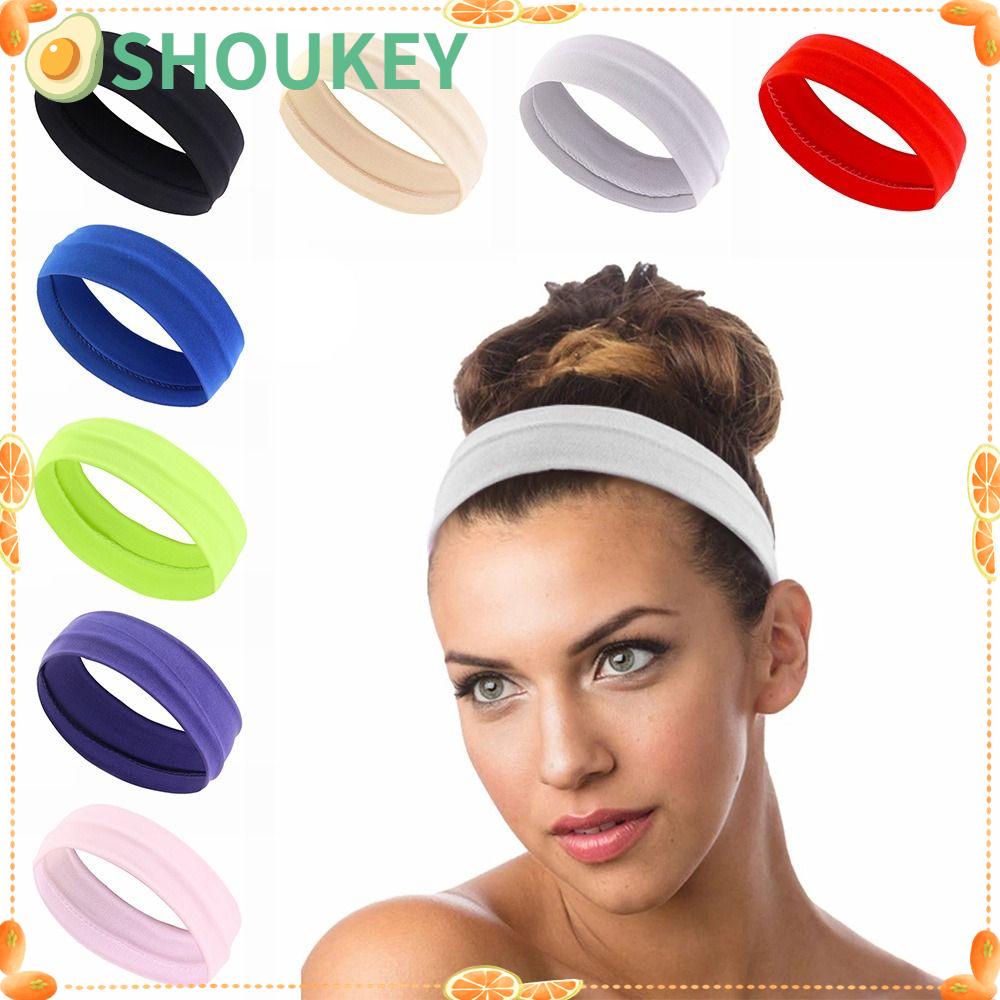 Băng Đô Thể Thao Co Giãn Thấm Hút Mồ Hôi Cho Nữ SHOUKEY