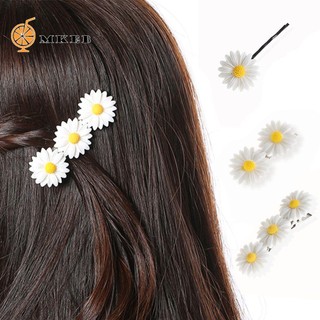 Kẹp tóc DOREEN hình hoa cúc bằng nhựa acrylic thời trang cho nữ