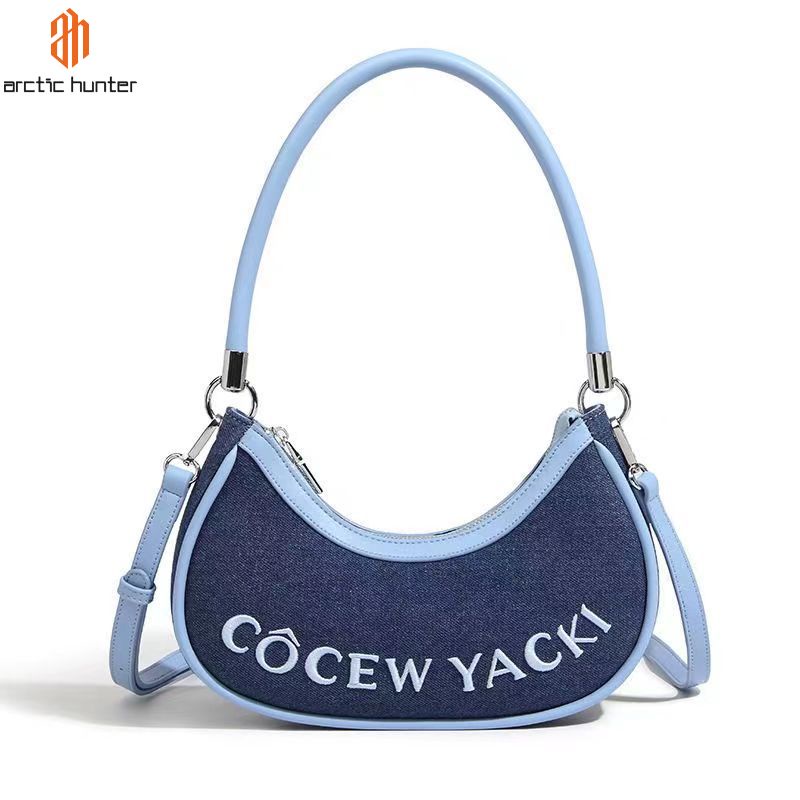 Arctic Hunter  Deere Jack Mới Túi Đeo Chéo Vai In Chữ Thời Trang Xu Hướng Cho Nữ niche Phối Màu