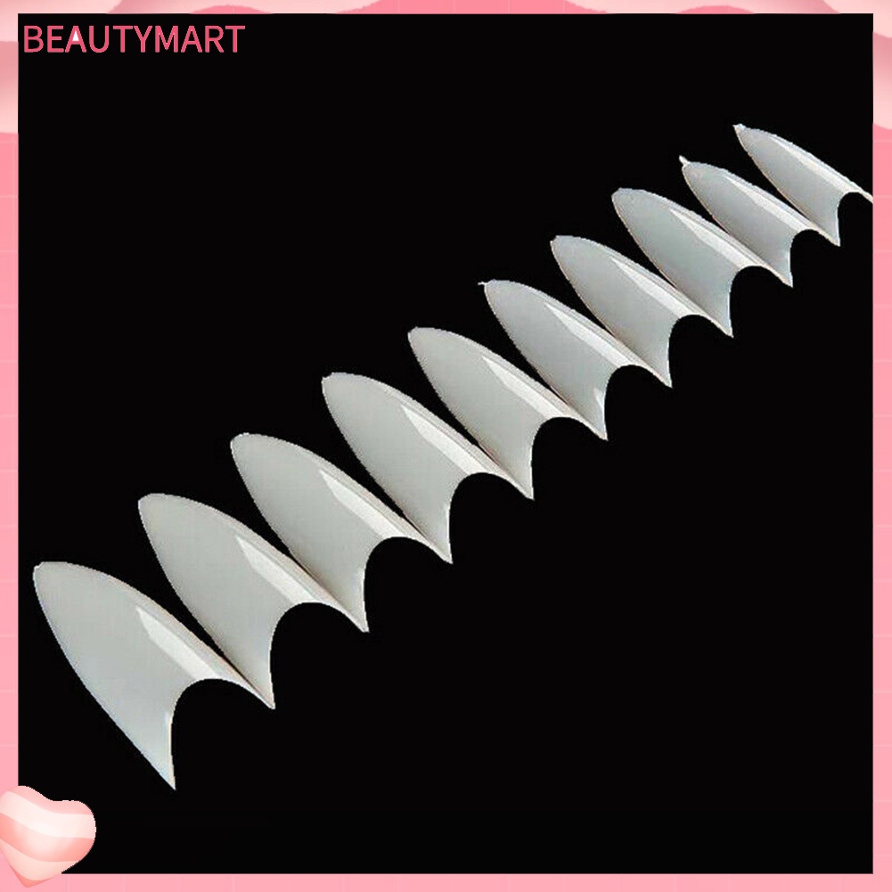 Set 500 Vỏ Bọc Móng Tay Giả Đầu Nhọn Trang Trí Nhà Cửa / Salon DIY