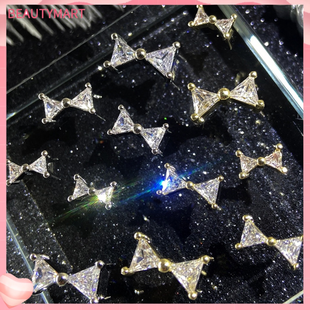 Đá Zirconia 3D Trang Trí Móng Tay Nghệ Thuật Chống Ăn Mòn Dành Cho Nữ