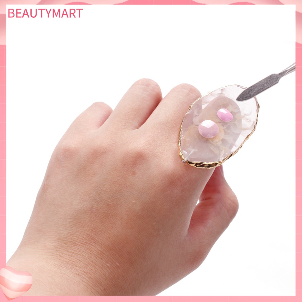 Bảng Pha Màu Sơn Móng Tay Bằng Resin Bền Dễ Vệ Sinh Đa Năng Có Thể Tái Sử Dụng