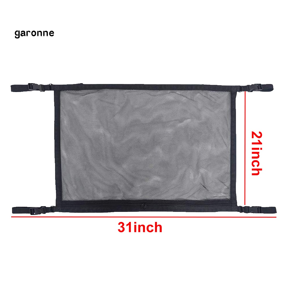 Túi Lưới Đựng Đồ Treo Trần Xe Hơi Có Khóa Kéo Thông Dụng