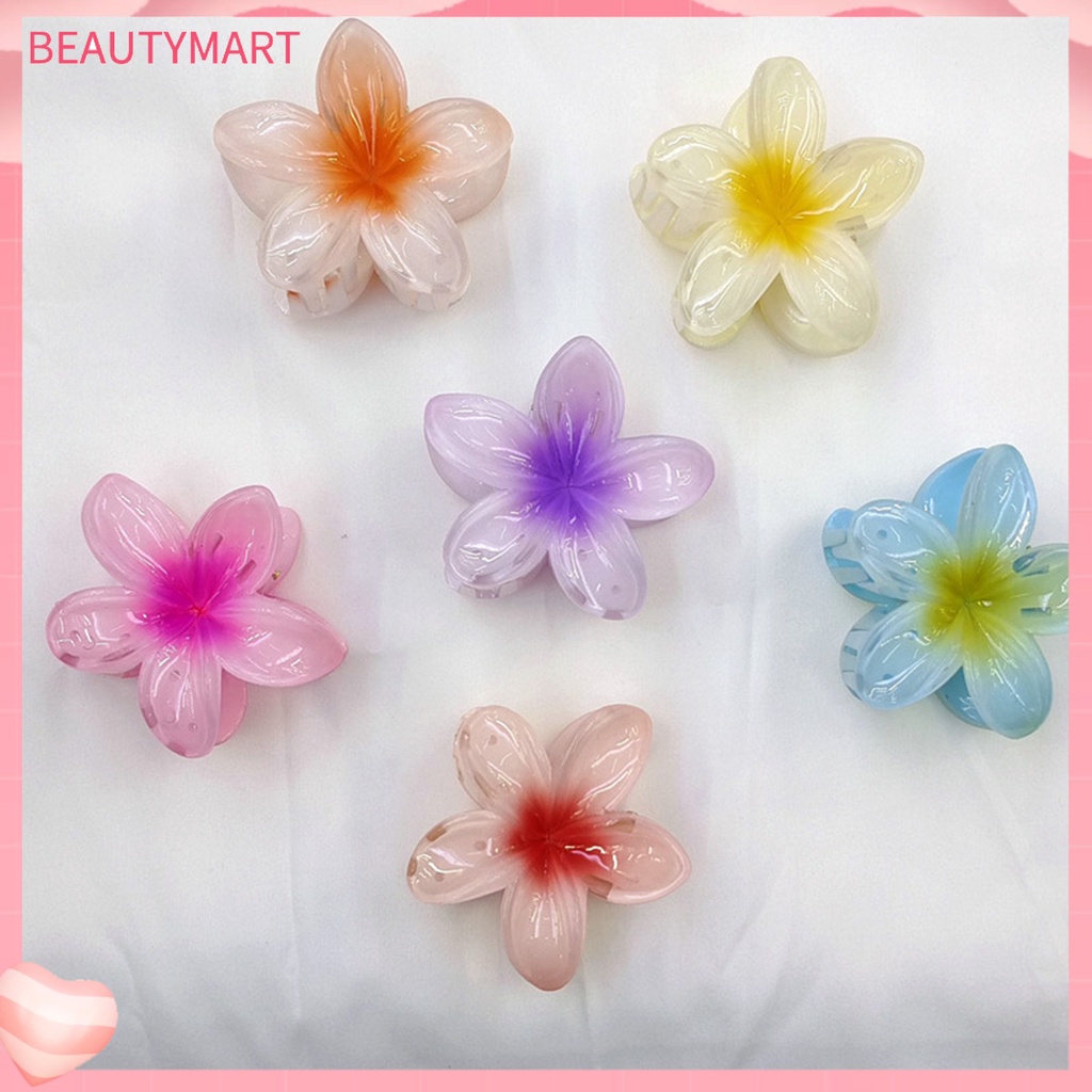 Kẹp Tóc Hình Cánh Hoa Nhiều Màu Chống Gỉ Siêu Bền Cho Nữ