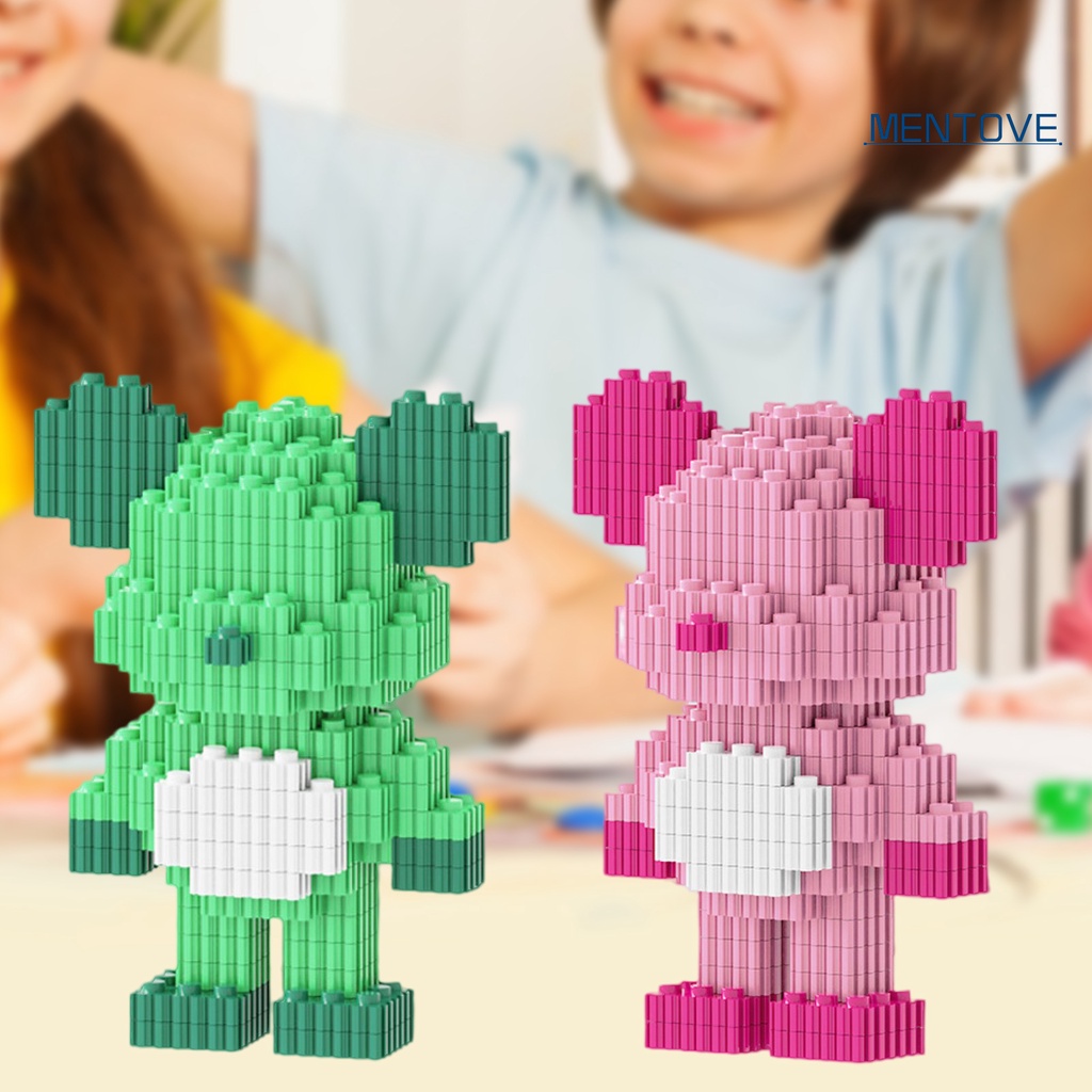 1 Đồ chơi trẻ em Lắp Ráp Mô Hình Gấu Mini 586 Mảnh DIY Dễ Thương Đa Ứng Dụng