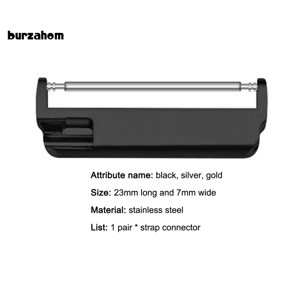 1 Cặp Khóa Nối Dây Đồng Hồ Thay Thế Bằng Thép Không Gỉ Chắc Chắn Cho Versa