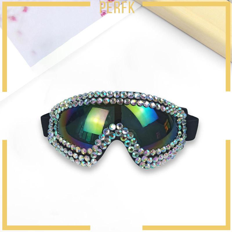 [Perfk] Kính Mát Nhiều Màu Phong Cách Steampunk Punk Dùng Làm Đạo Cụ Chụp Ảnh Cho Nam Và Nữ