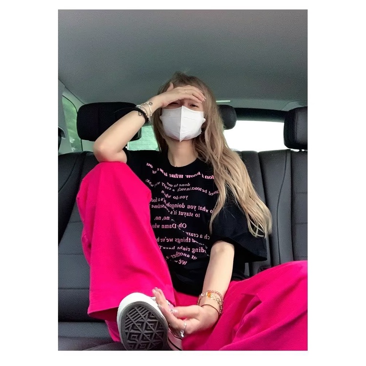 Áo Thun Ngắn Tay Cổ Tròn In Chữ Phong Cách Đường Phố Mỹ Thời Trang Mùa Hè Dành Cho Nam