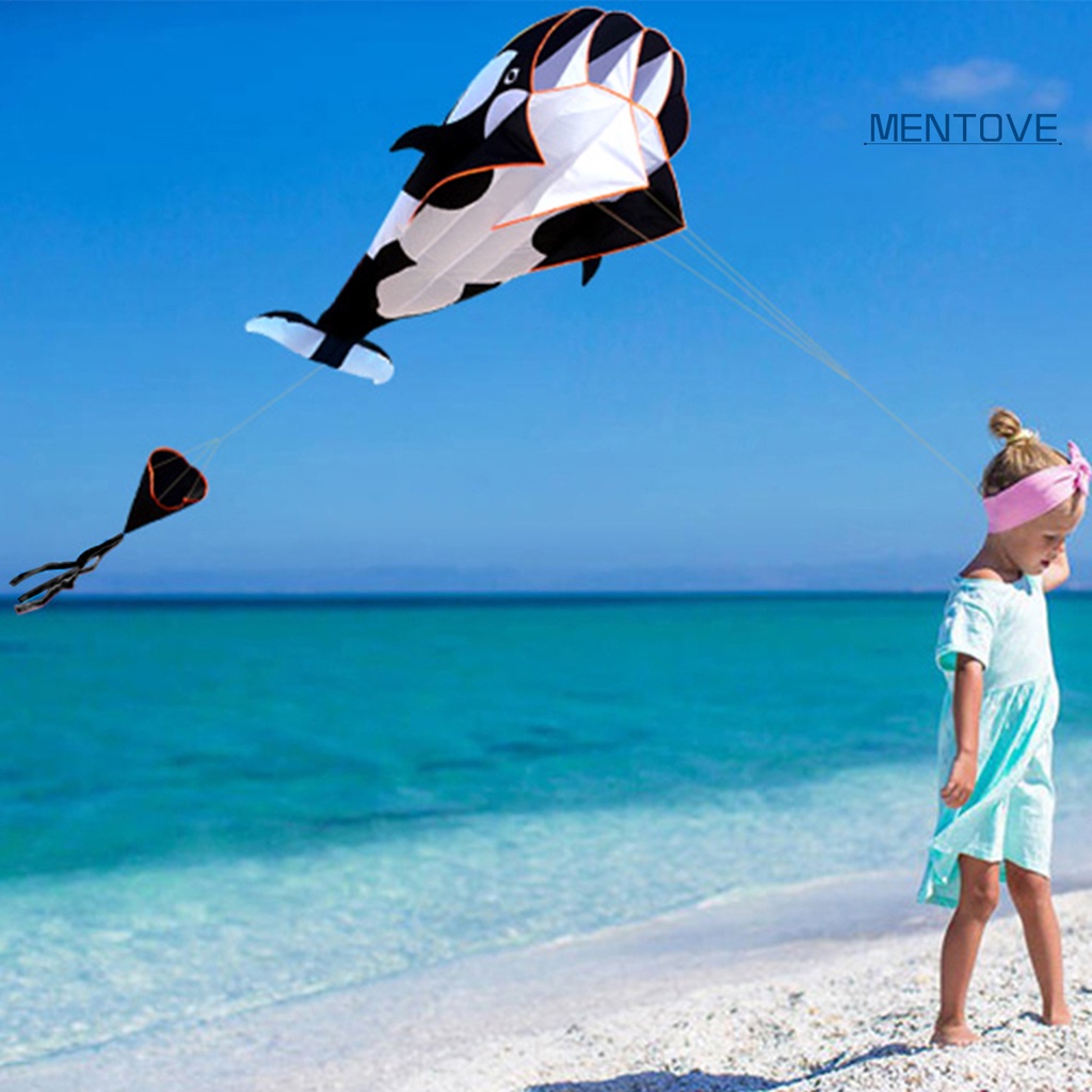 Diều Hình Cá Voi 3D Mềm Không Khung Cho Bé