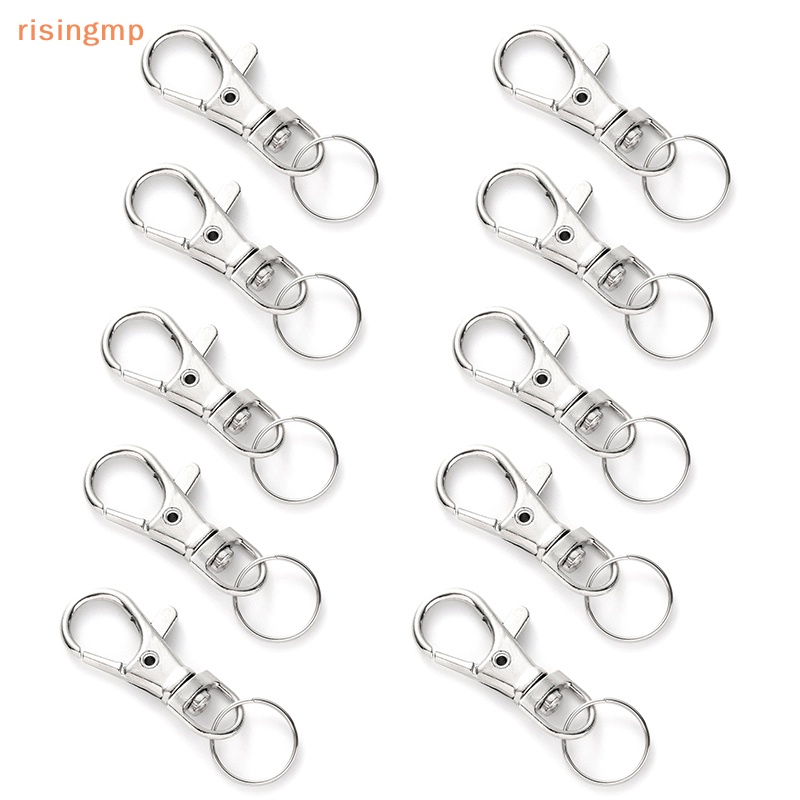 [risingmp] Set 10 Móc Càng Cua Bằng Kim Loại Làm Trang Sức Thủ Công DIY