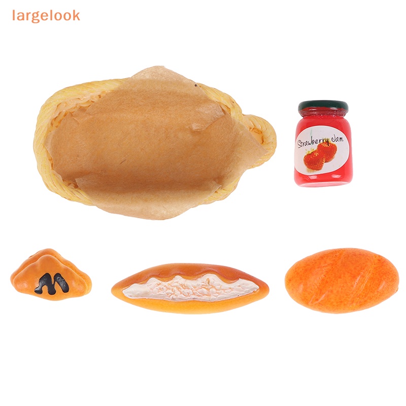 1 Set Giỏ Bánh Mì Sandwich Tỉ Lệ 1: 12 Trang Trí Nhà Búp Bê