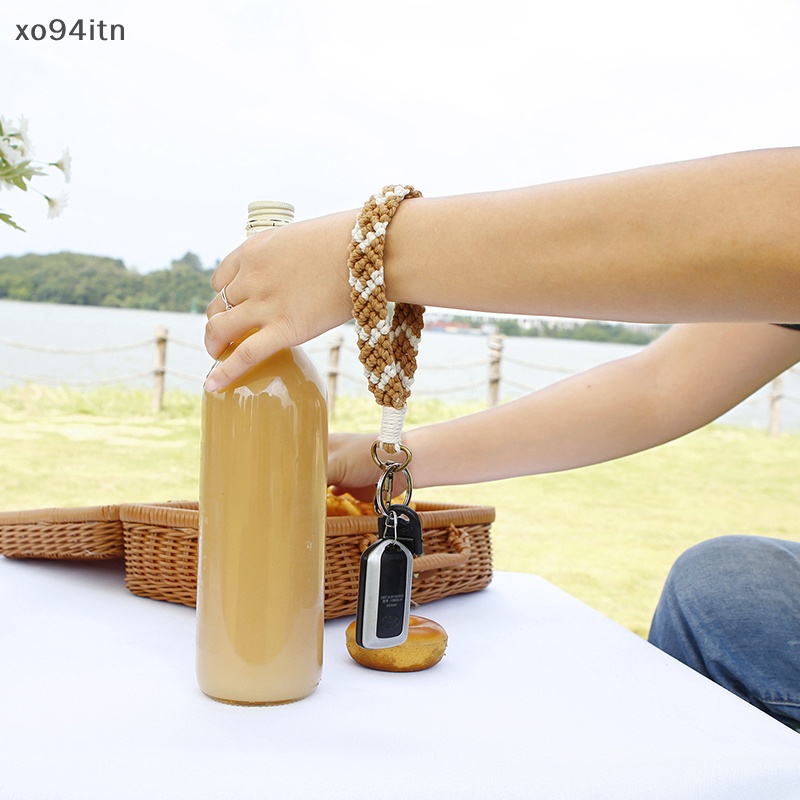 Vòng Đeo Tay Macrame Đan Sợi Cotton Thủ Công Phong Cách Ins Sáng Tạo Thời Trang Cho Nữ