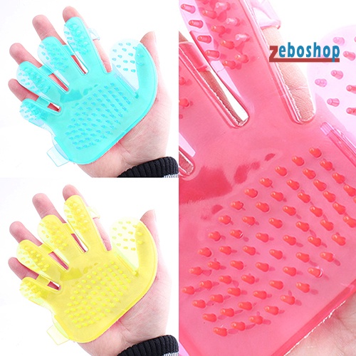 Găng Tay Mát Xa Hình Bàn Tay Dùng Tắm Cho Thú Cưng