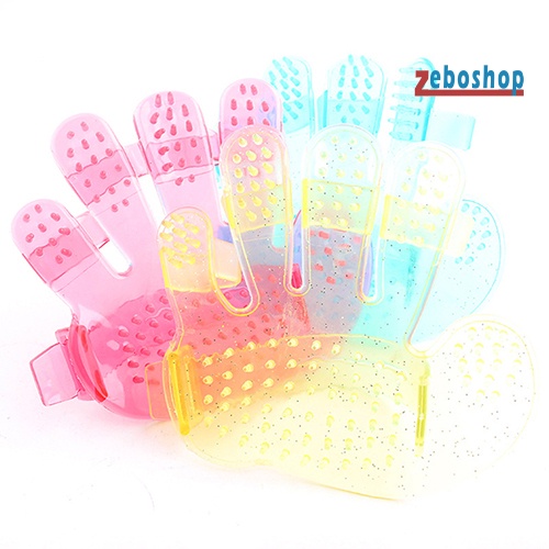 Găng Tay Mát Xa Hình Bàn Tay Dùng Tắm Cho Thú Cưng