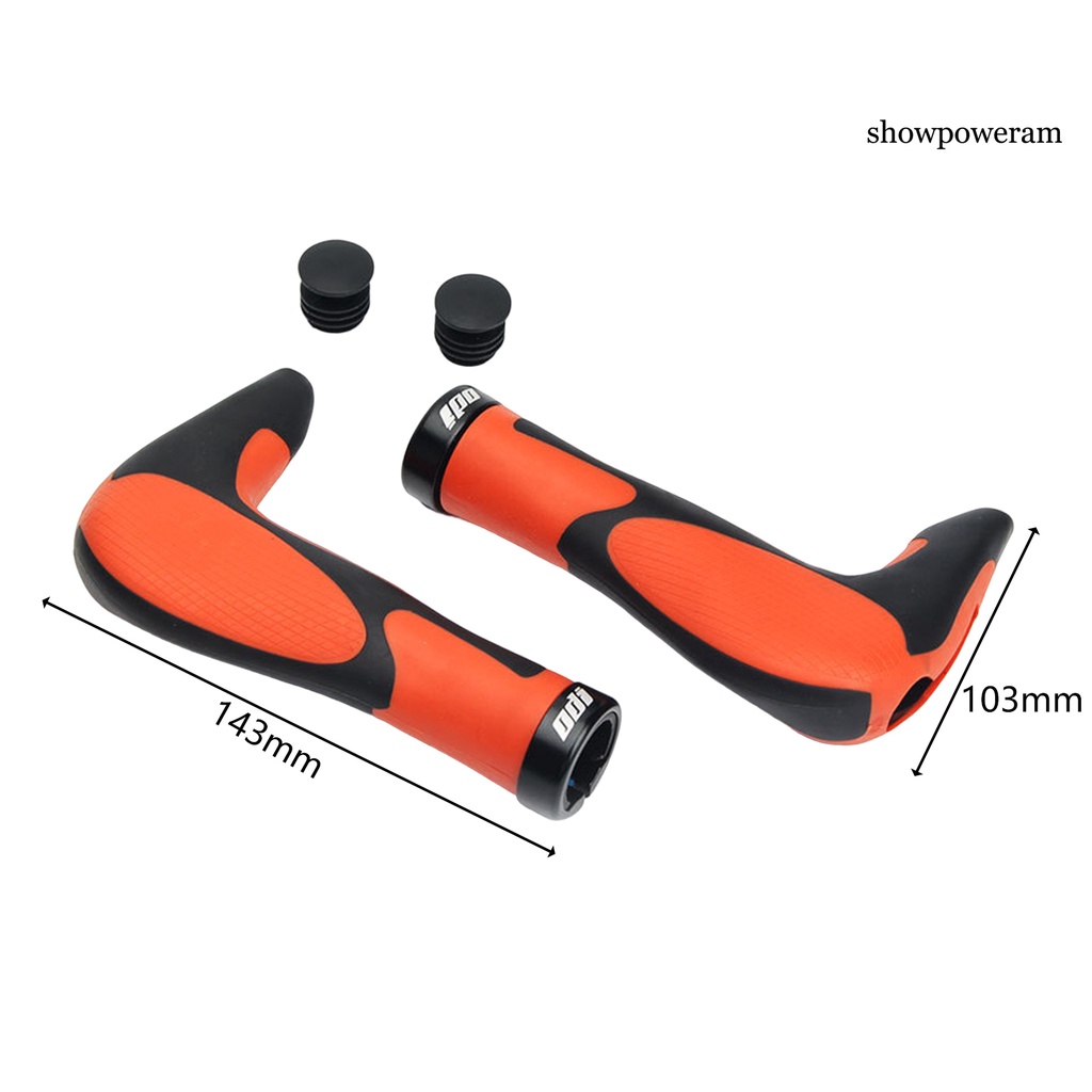 1 Cặp Vỏ Bọc Tay Lái Xe Đạp Leo Núi Bằng Silicone Chống Trượt